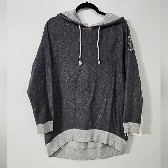 Victoria's Secret Gray Oversized Long Sleeve Tunic Hoodie - Picture 1 of 8